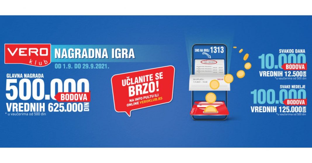 Vero Klub nagradna igra