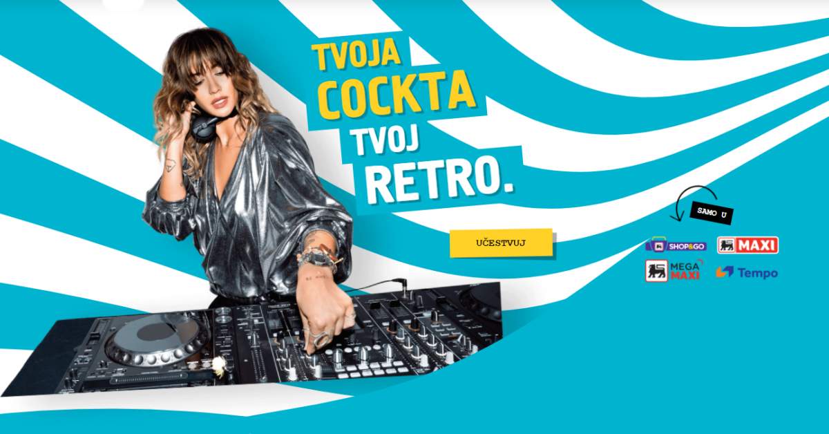 Cockta konkurs: Tvoja Cockta, tvoj retro - Cockta nagradna igra 2021