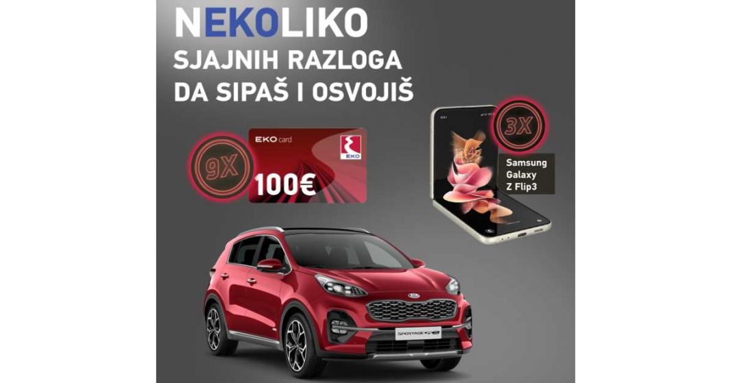 EKO nagradana igra 2021 za automobil KIA Sportage SUV