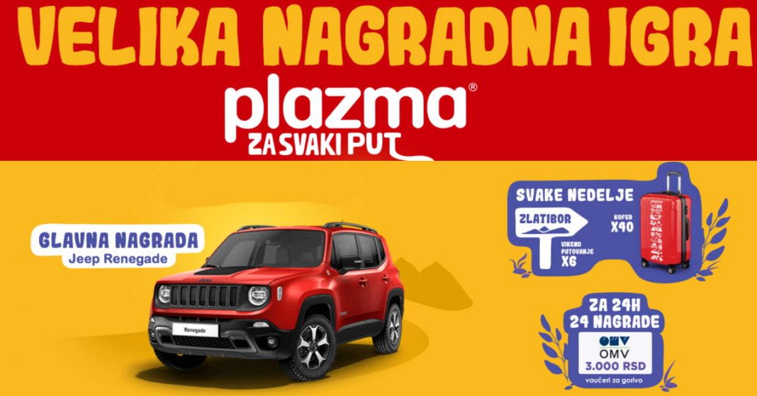 Plazma nagradna igra 2022: Plazma za svaki put i automobil