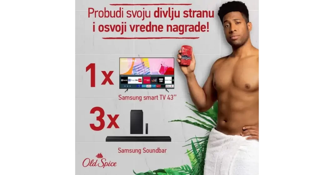 Old Spice nagradna igra 2022: Moja divlja strana u dm-u