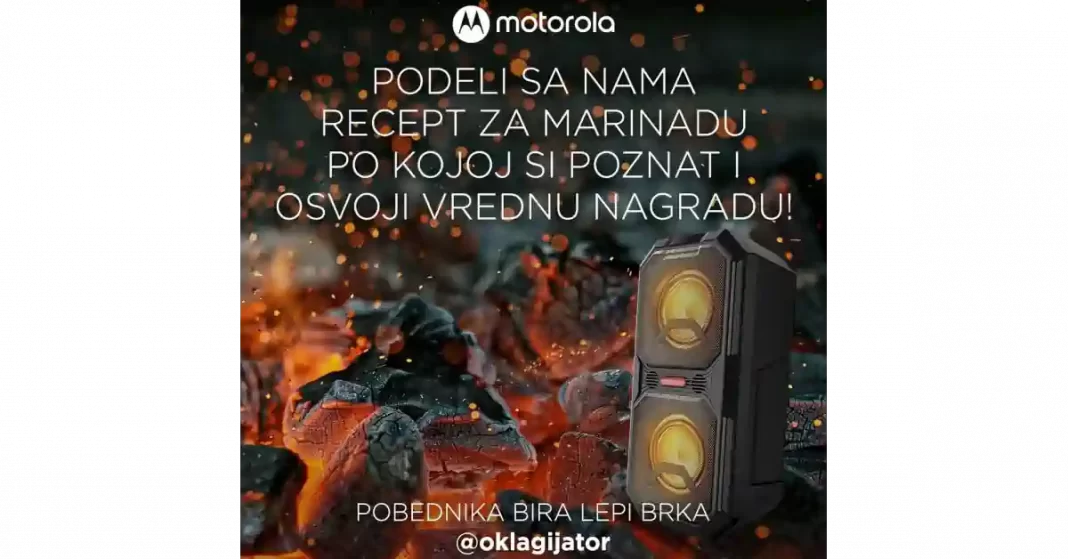 Motorola nagradna igra: Motorola konkurs Prvomajska marinada