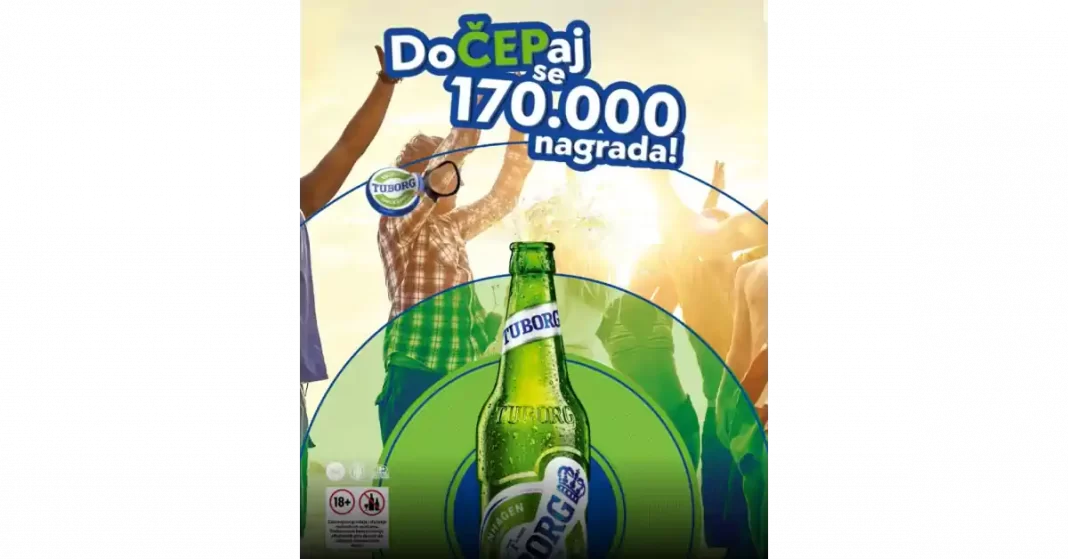 Tuborg nagradna igra 2022: DoČEPaj se 170.000 nagrada!