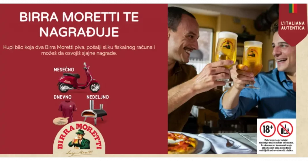 Birra Moretti nagradna igra 2022: Birra Moretti nagrađuje