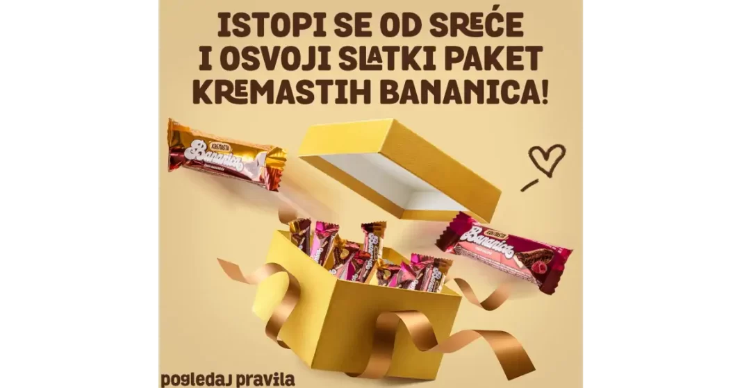 Bananica nagradna igra 2022: Osvoji slatki paket