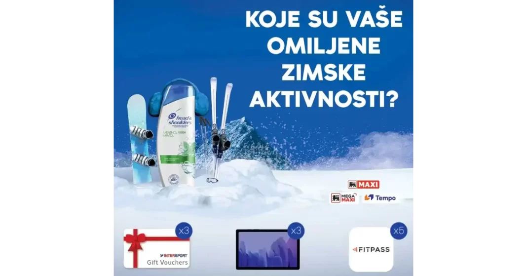 Head&Shoulders nagradna igra 2023: Zimski sportovi
