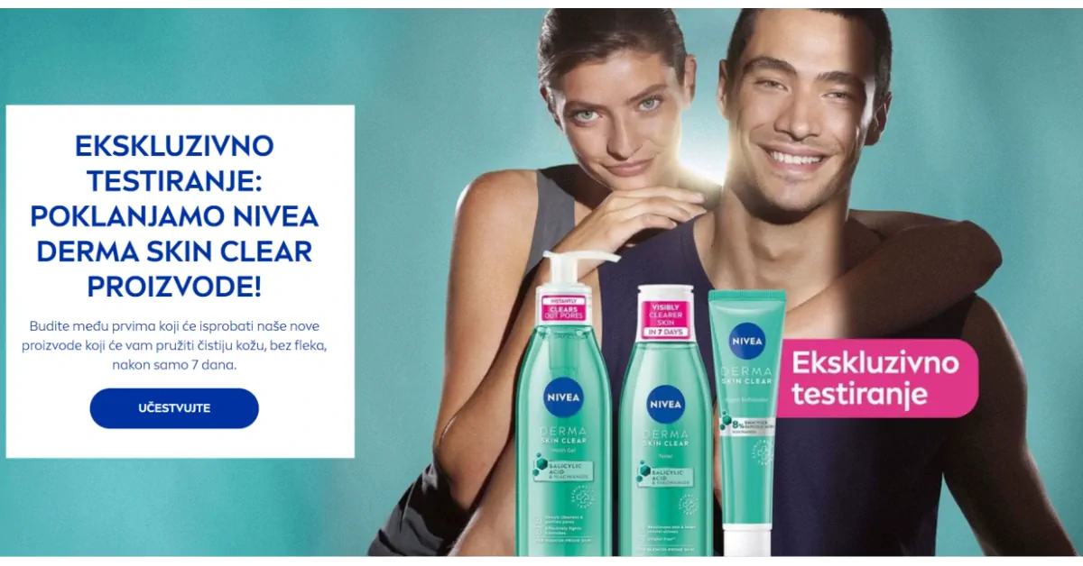 Nivea: Ekskluzivno testiranje NIVEA Derma Skin Clear proizvoda!