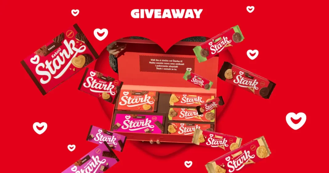 Štark giveaway: Štark nagrađivanje za Dan zaljubljenih!