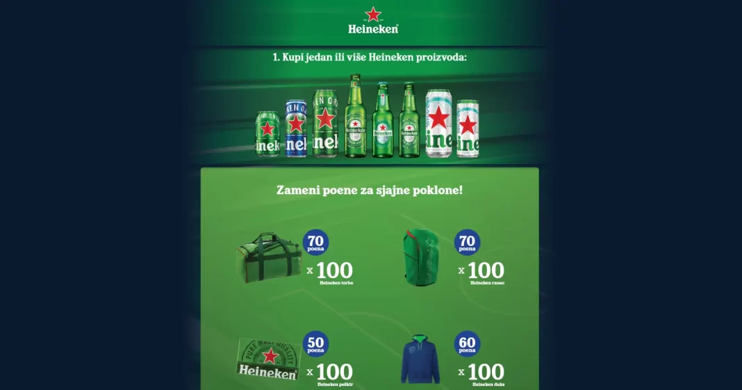 Heineken nagradna igra program lojalnosti