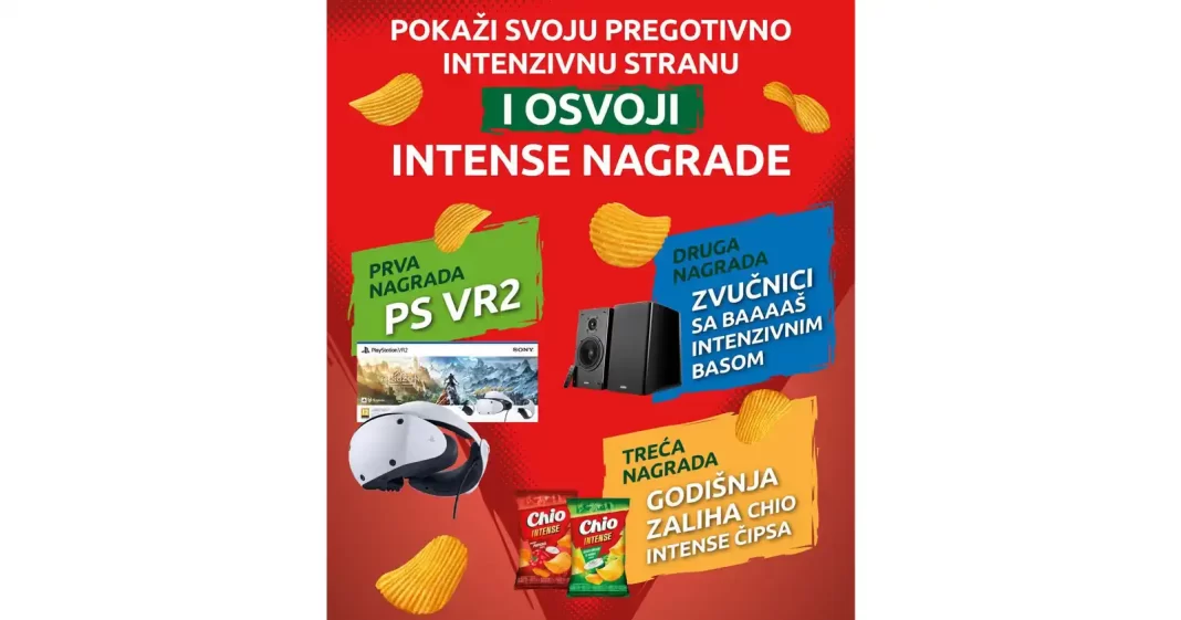 Chio nagradna igra 2023: Osvoji Intense nagrade uz Chio Intense