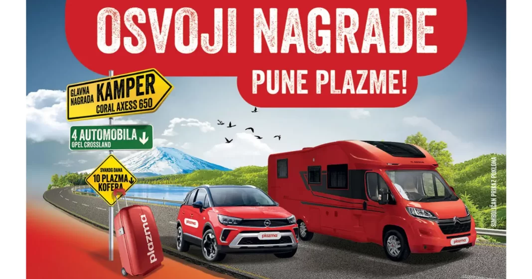 Plazma nagradna igra 2023 za automobil i kamper: Plazma za svaki put i nagrade