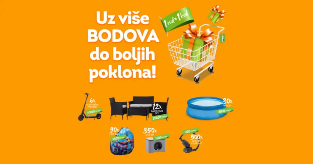 Gomex nagradna igra 2023: Uz više bodova do boljih poklona