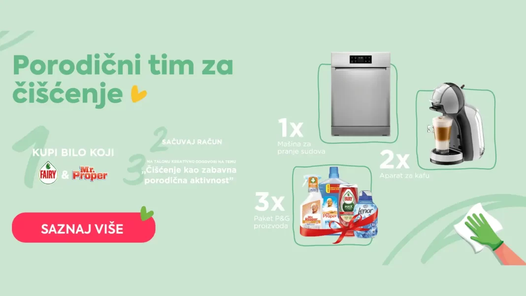Persu nagradna igra: Fairy i Mr Proper vas nagrađuju