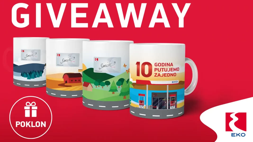 EKO nagradna igra: EKO giveaway za 10 godina sa Smile karticom