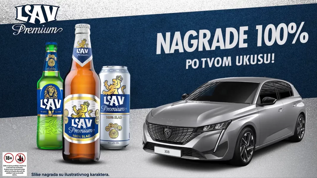Lav nagradna igra uz Lav ppivo za auto