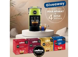 Besplatan Lavazza giveaway za Lavazza Jolie A Modo Mio kafe aparat