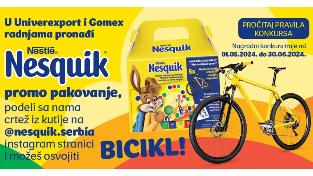 Nesquik nagradna igra 2024: Moj omiljeni sport