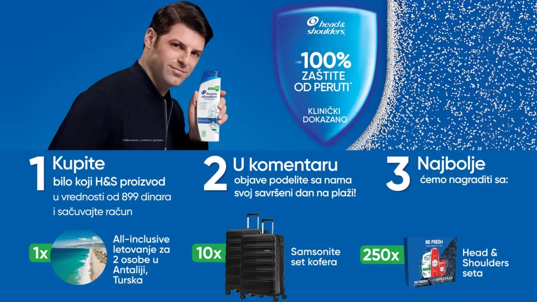 P&G i Head&Shoulders nagradna igra: Savršen dan na plaži