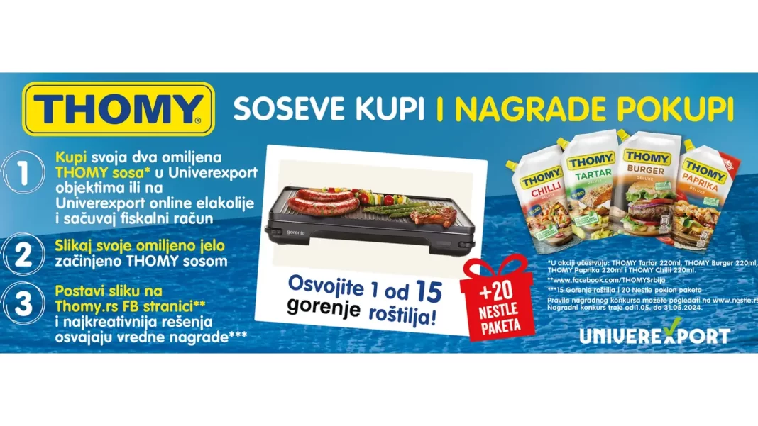 THOMY nagradna igra: THOMY Soseve kupi i nagrade pokupi