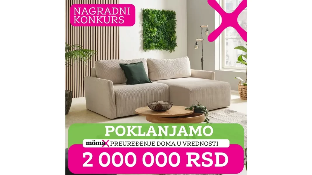 Mömax nagradna igra: Mömax Preuređenje Doma za 2.000.000