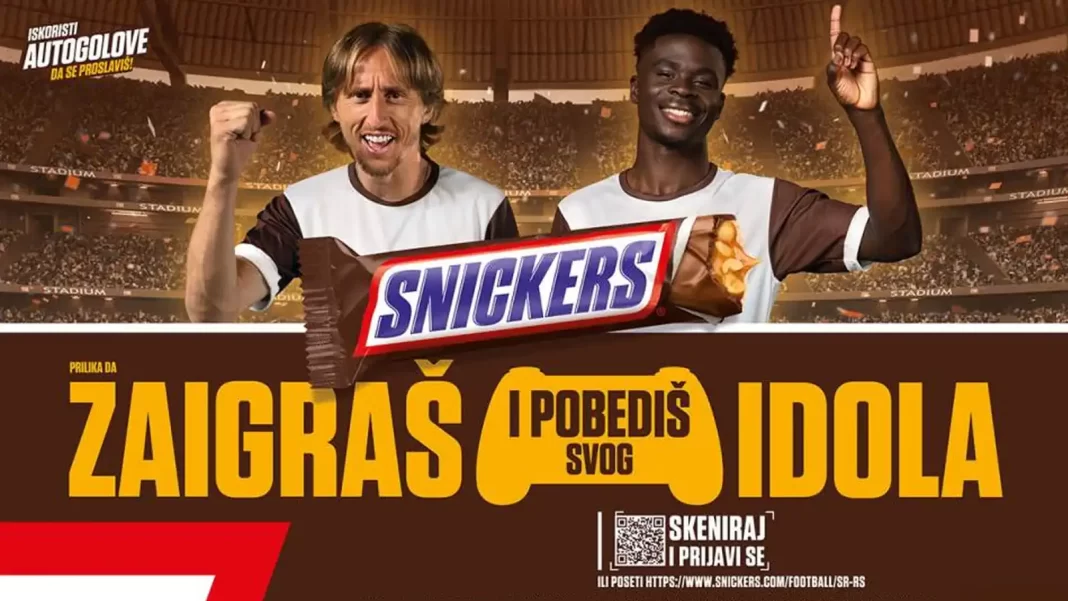 Snickers nagradna igra: Snickers autogol 2024 Snickers nagradna igra: Snickers autogol 2024
