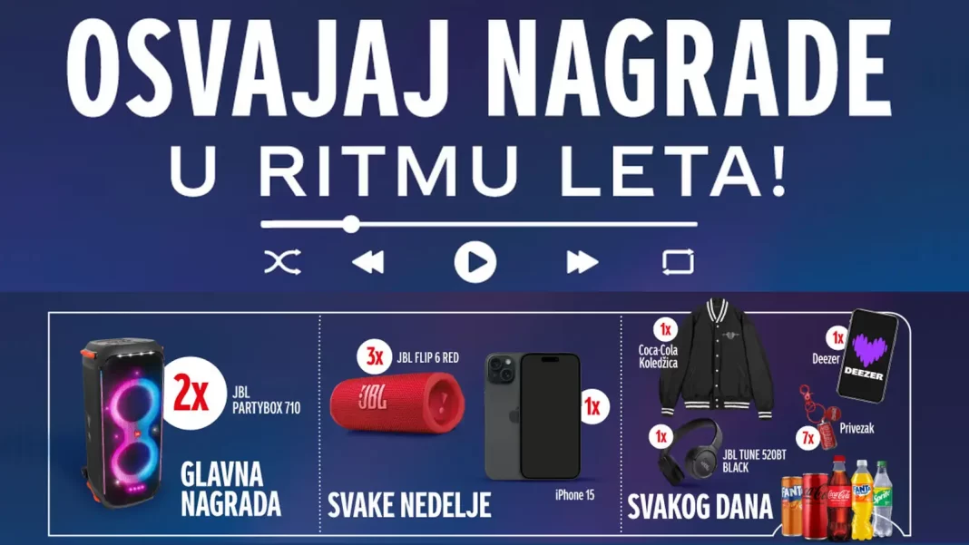 Coca-Cola nagradna igra 2024: Ritam leta za nagrade