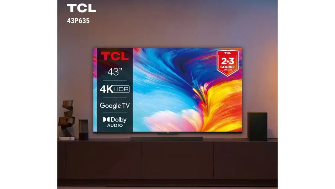 Gigatron nagradna igra: Osvoji TCL 4K HDR Televizor
