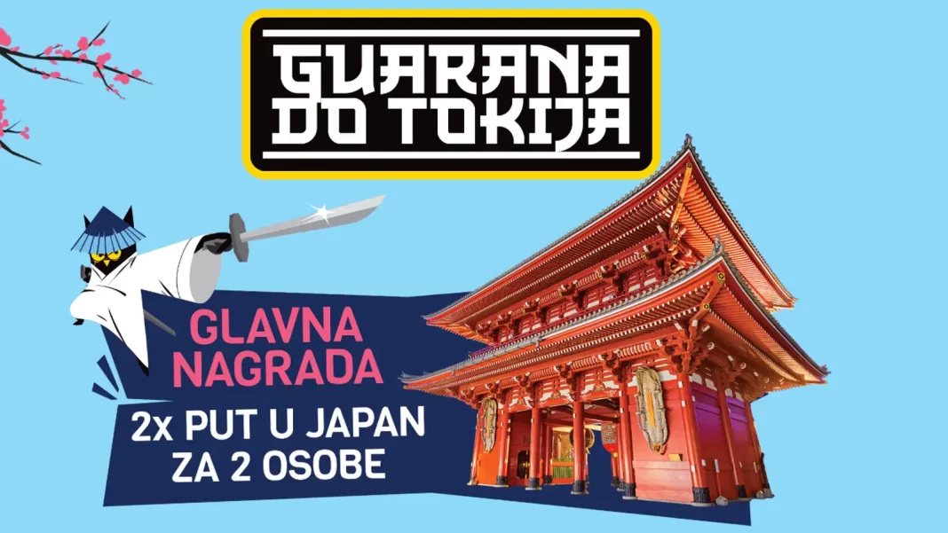 Guarana nagradna igra 2024 u kojoj su nagade putovanja u Tokiju