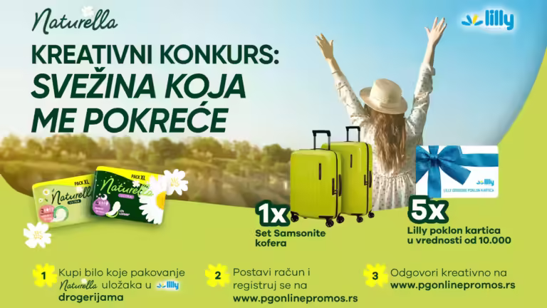 Naturella nagradna igra u Lilly prodavnicama