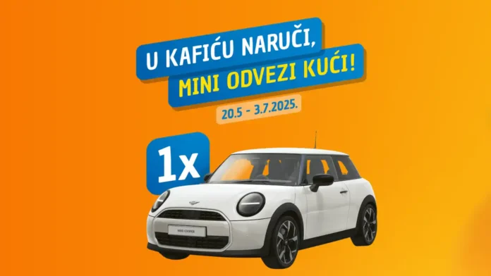 Cedevita nagradna igra 2025 za automobil Mini Cooper