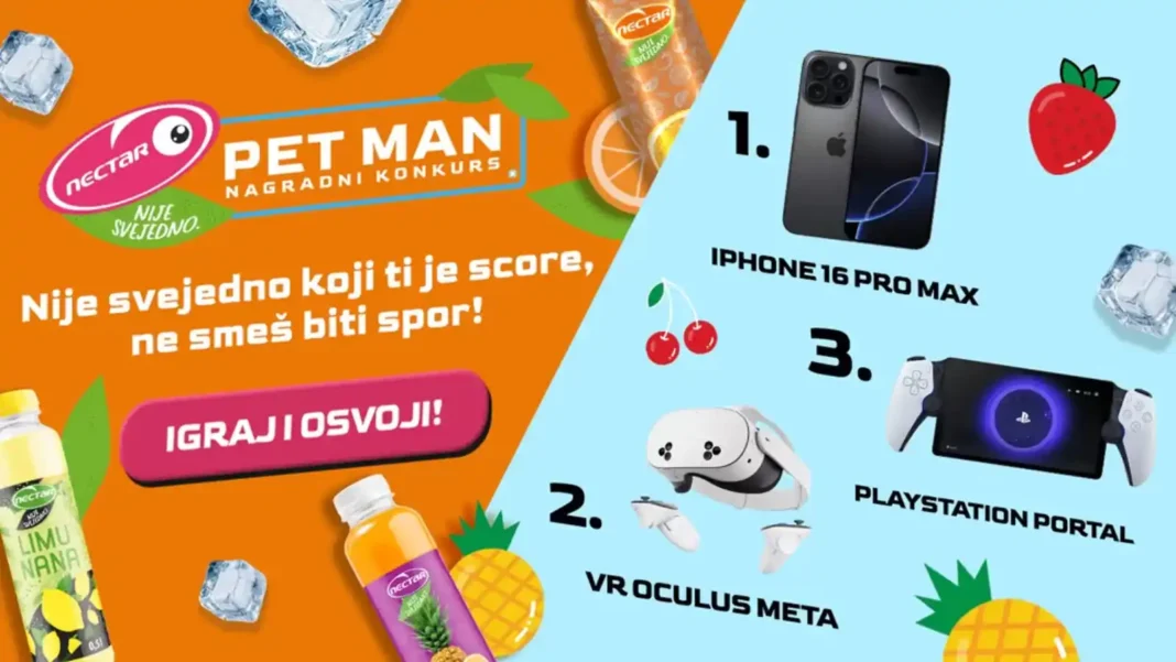 Besplatan Nectar nagradni konkurs: PET MAN-NIJE SVEJEDNO