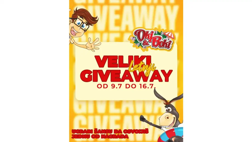 Oki & Boki veliki letnji giveaway za kupanje
