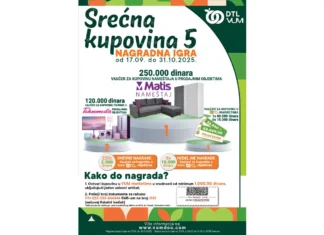 Nagradna igra VUM marketa: Srećna kupovina 5!