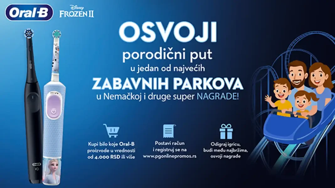 Oral B te vodi u zabavnipark u Nemačku