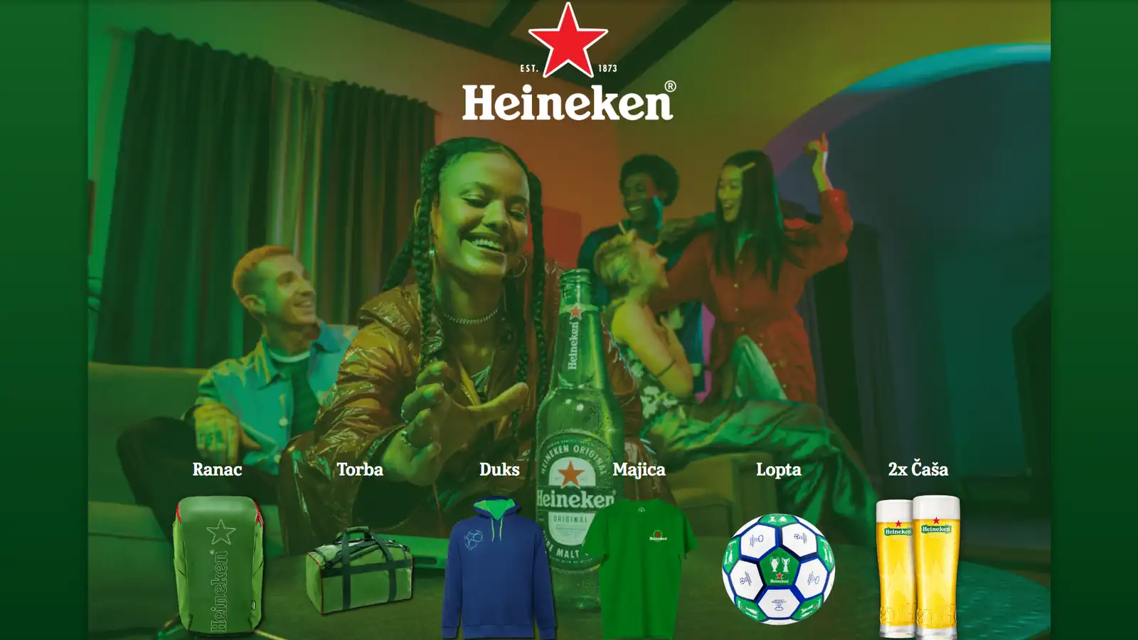 Heineken nagradna igra: Navijaj i osvoji