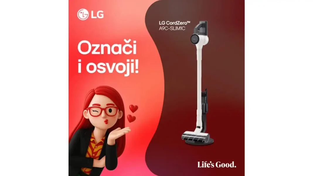 LG besplatna nagradna igra za usisivač LG CordZero A9C-SLIM