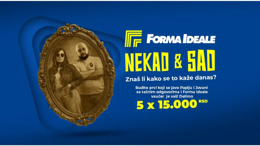 Forma Ideale & PlayRadio nagradna igra: Nekad & sad!