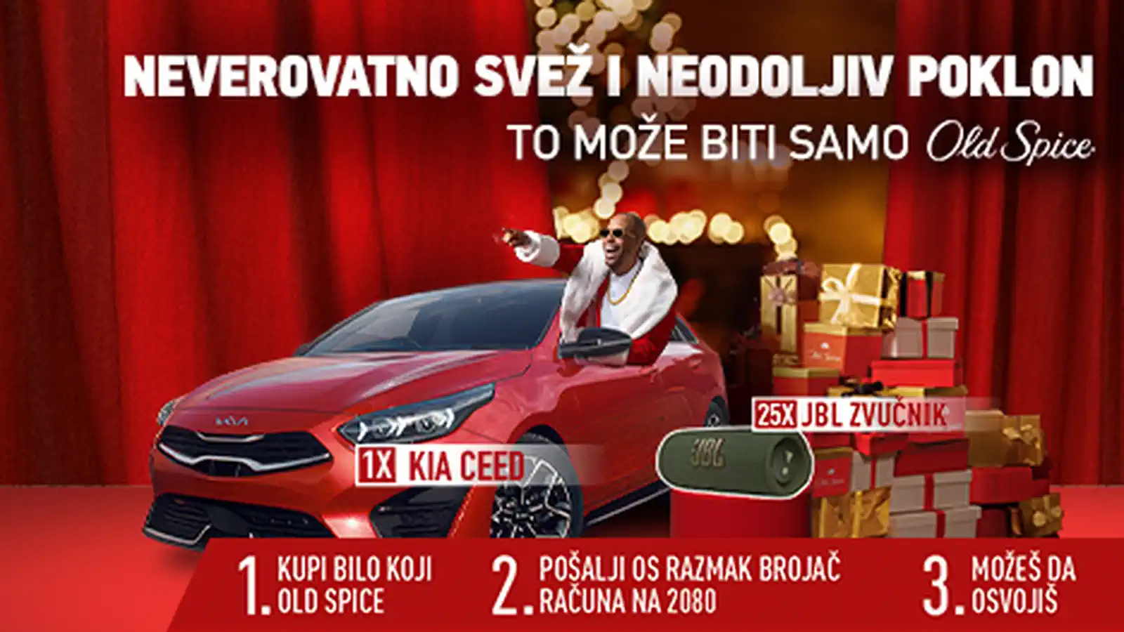 Old Spice nagradna igra za automobil Kia CEED