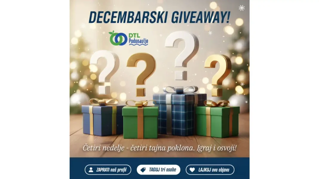 DTL Podunavlje: Decembarski giveaway!