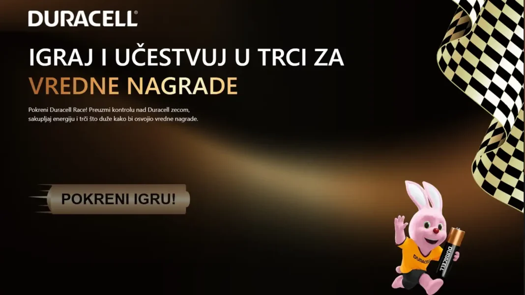 Duracell nagradna igra 2025: Pokreni Duracell Race