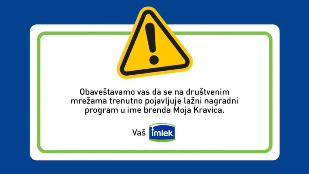 Imlek o lažnoj nagradnoj igri Moja kravica 2025