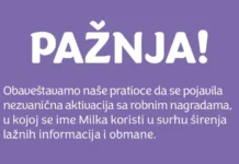 VAŽNO OBAVEŠTENJE: Lažna Milka nagradna igra!