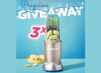 Okov praznični giveaway za 3 Nutribullet Pro blendera