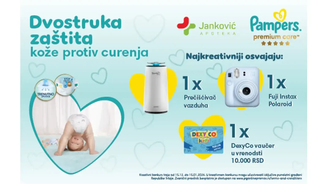 Pampers & apoteka Janković nagradna igra