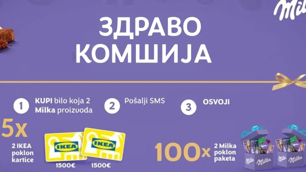 Milka nagradna igra 2026: Zdravo komšija