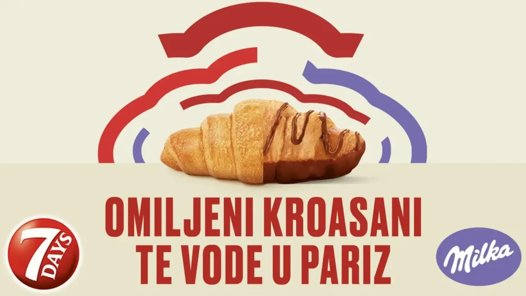 Omiljeni 7days i Milka kroasani te vode u Pariz!