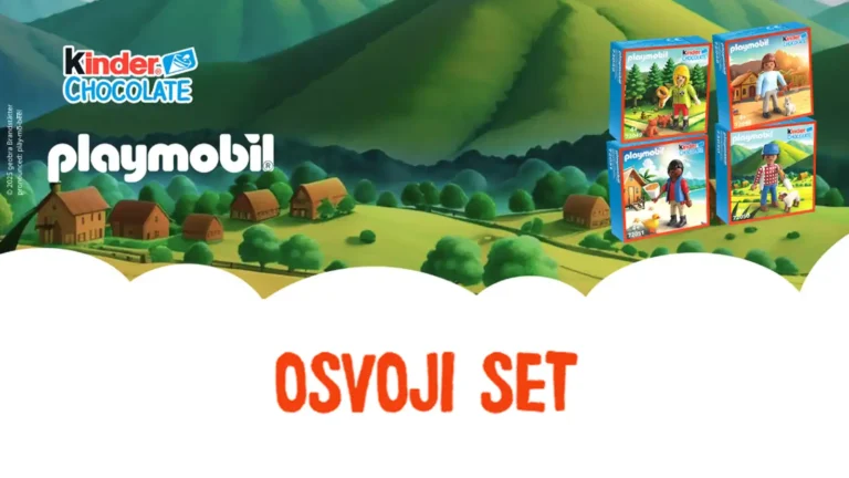 Kinder nagradna igra za Playmobil setove