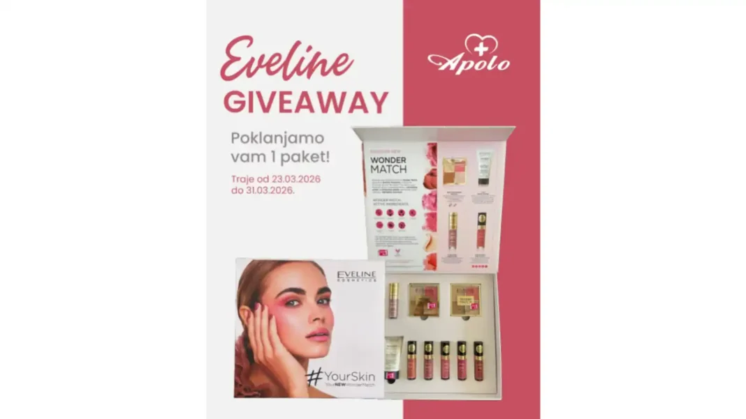 Apolo apoteka & Eveline: Osvoji VELIKO Eveline poklon pakovanje