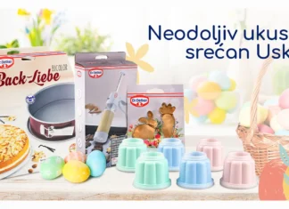 Dr. Oetker nagradna igra: Neodoljiv ukus za srećan Uskrs! Dr. Oetker nagradna igra za srećan Uskrs 2026 traje do 30.4.2026. Osvoji nagradu u kategoriji recepta slano ili slatko