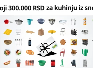 IKEA nagradna igra 2026:Zabavna kuhinja za 300.000 rsd na kartici IKEA nagradna igra za kuhinju od 300.000 RSD